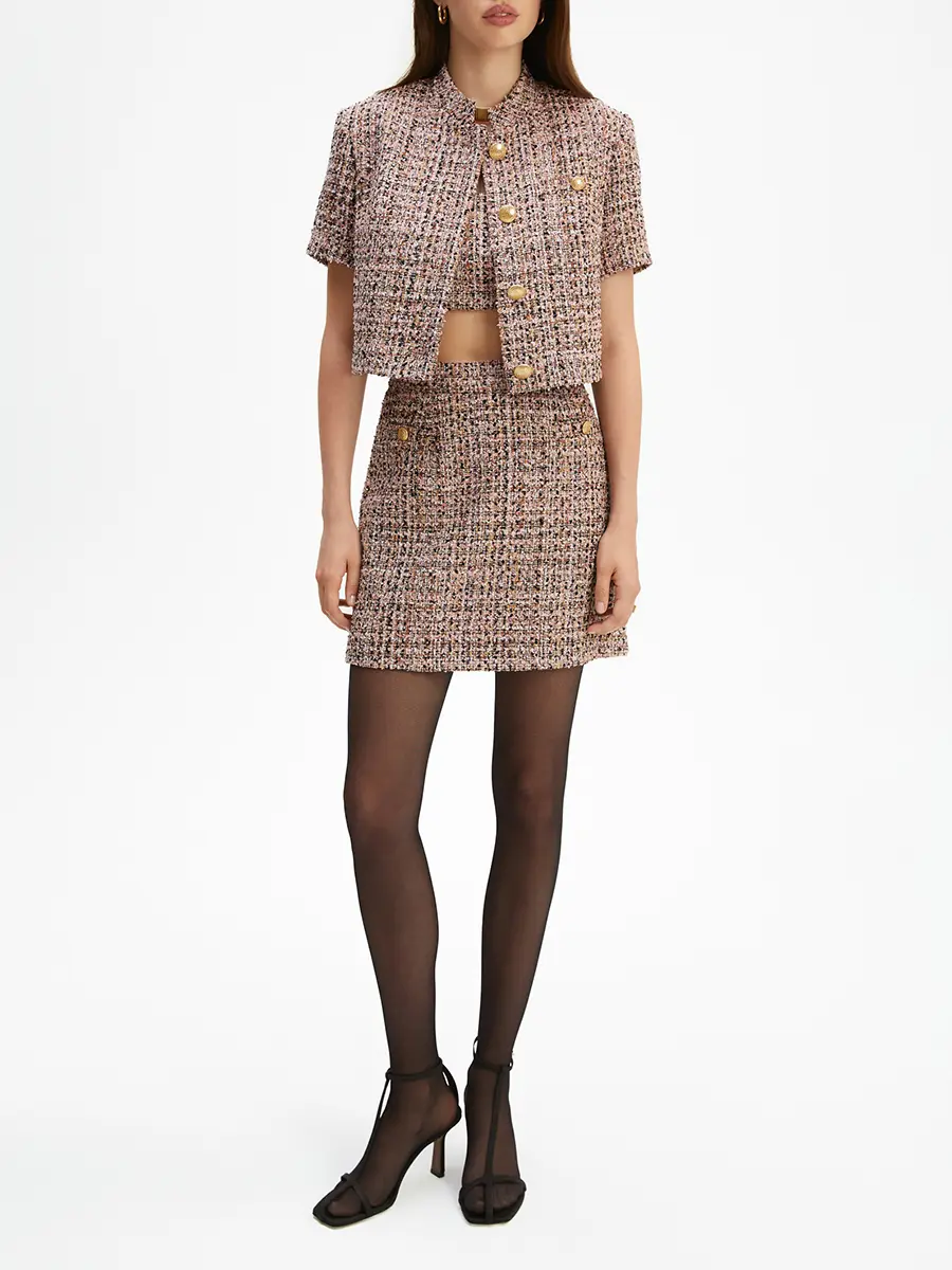 Жакет твидовый