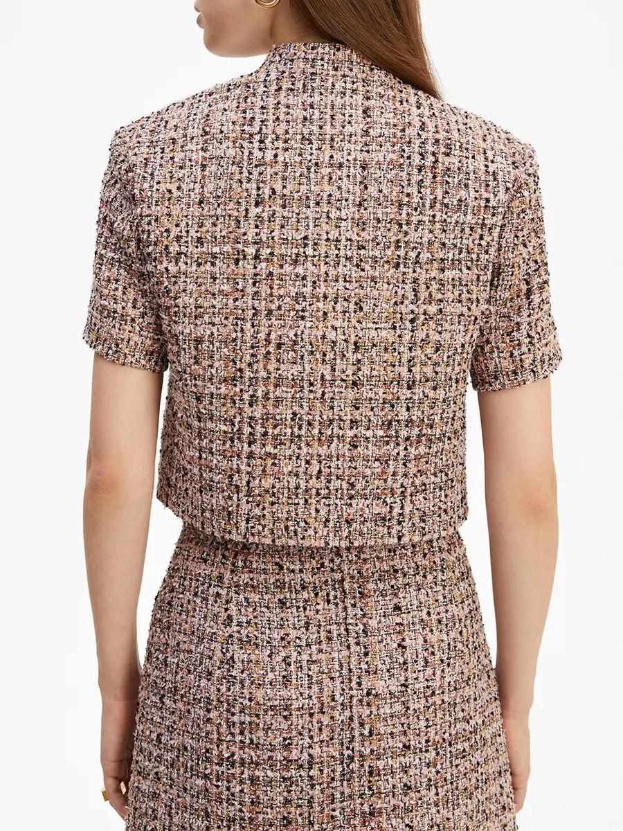 Жакет твидовый