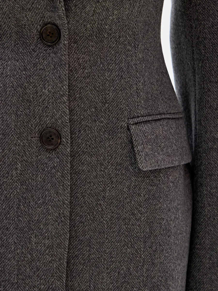 Жакет шерстяной