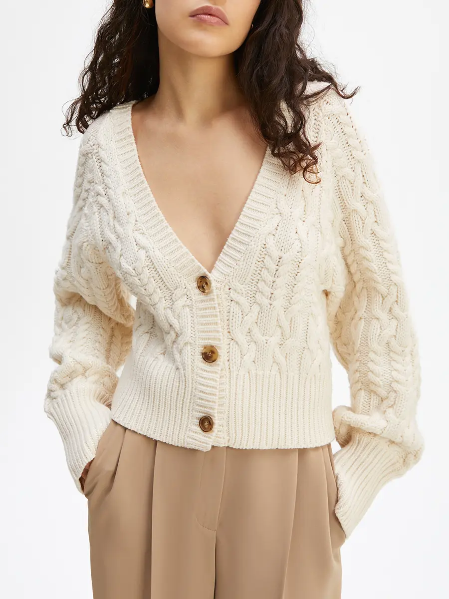 Кардиган шерстяной