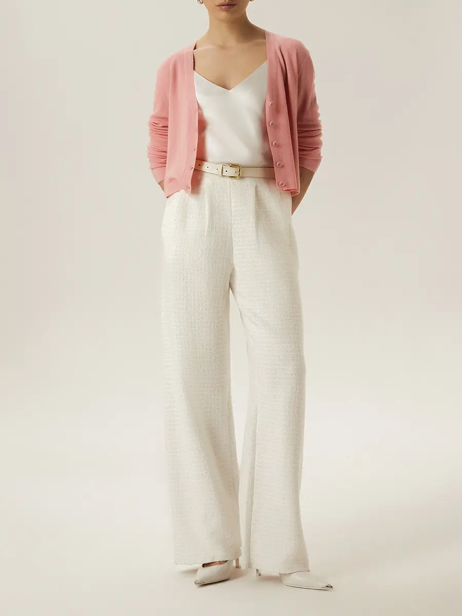 Кардиган из кашемира и шелка