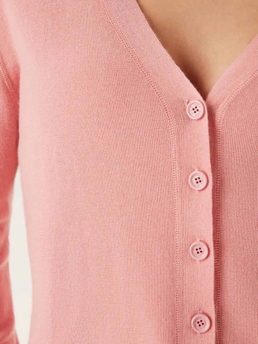 Кардиган из кашемира и шелка