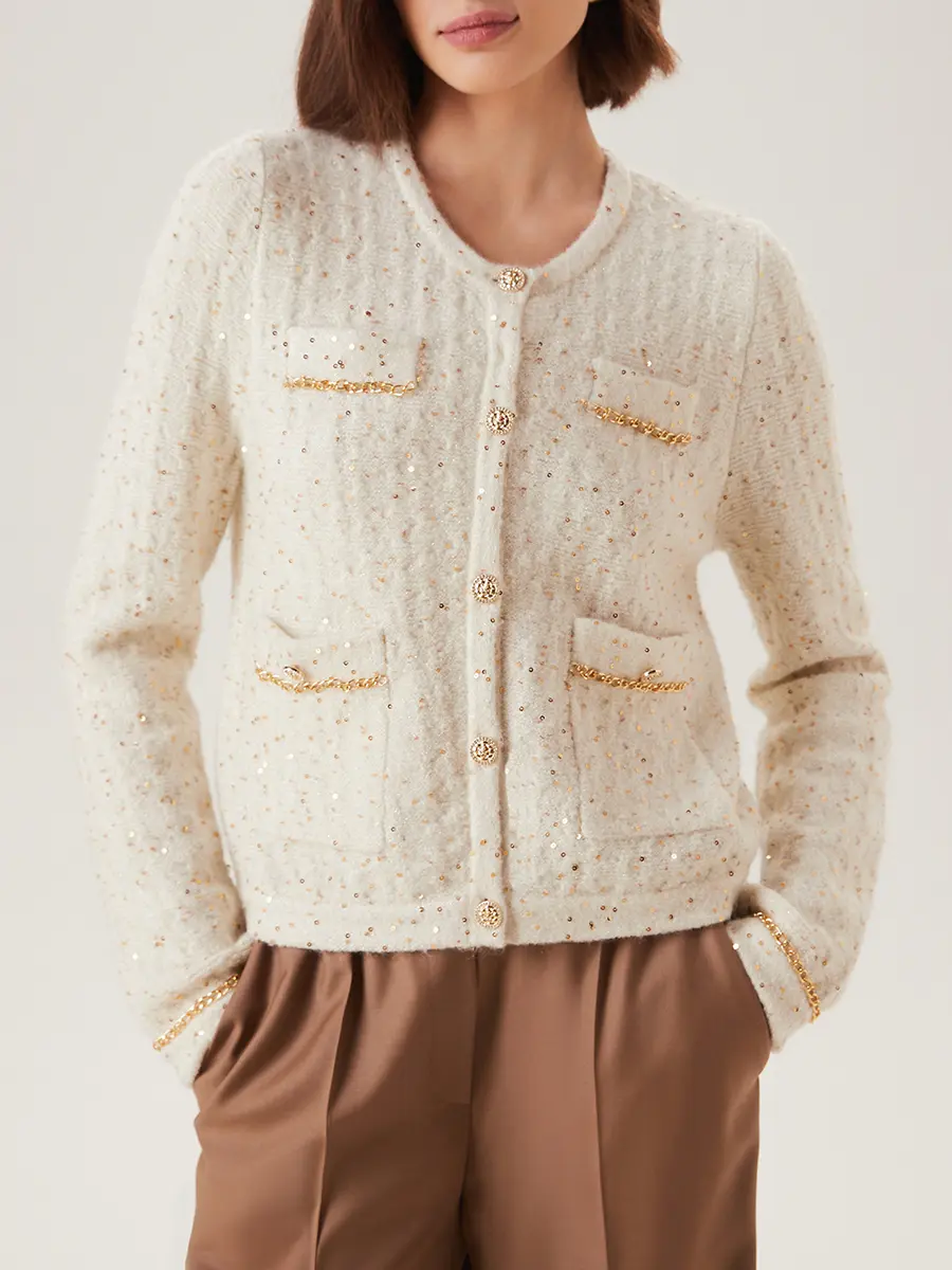 Кардиган вязаный