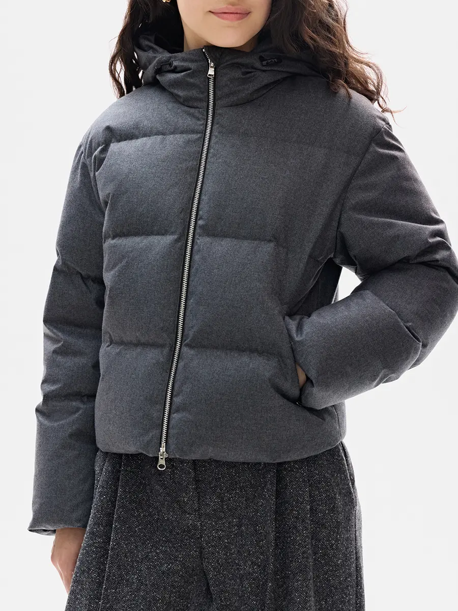 Пуховик стеганый