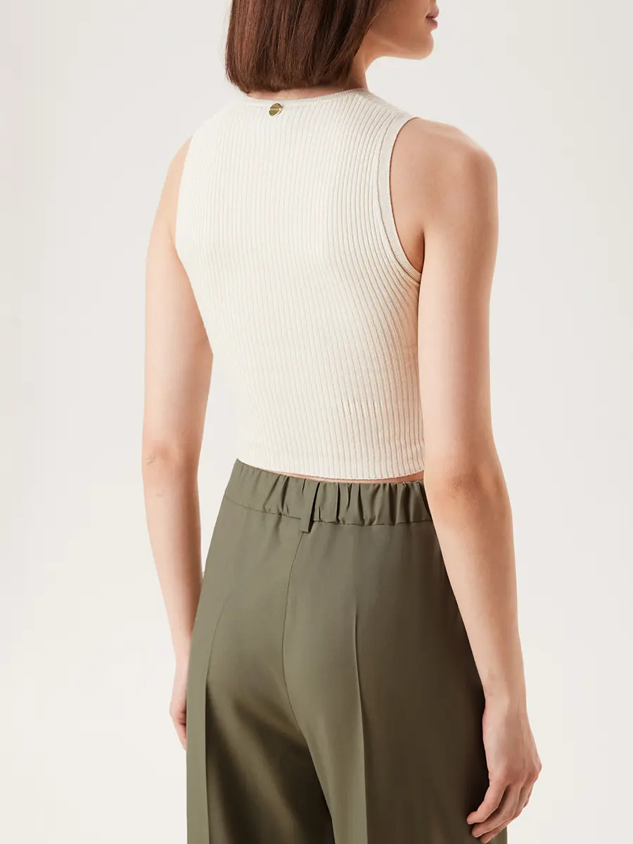 Топ из шелка и кашемира