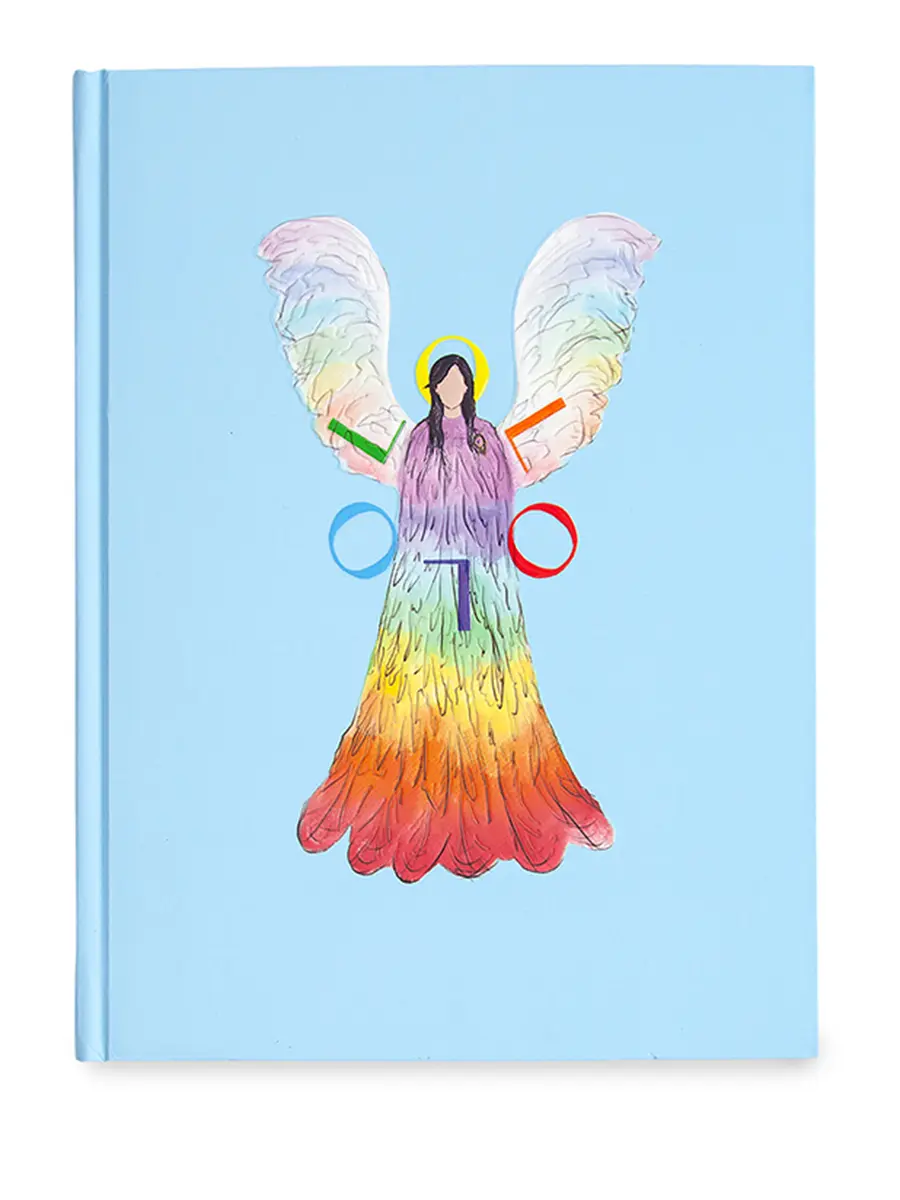 Блокнот с ангелом