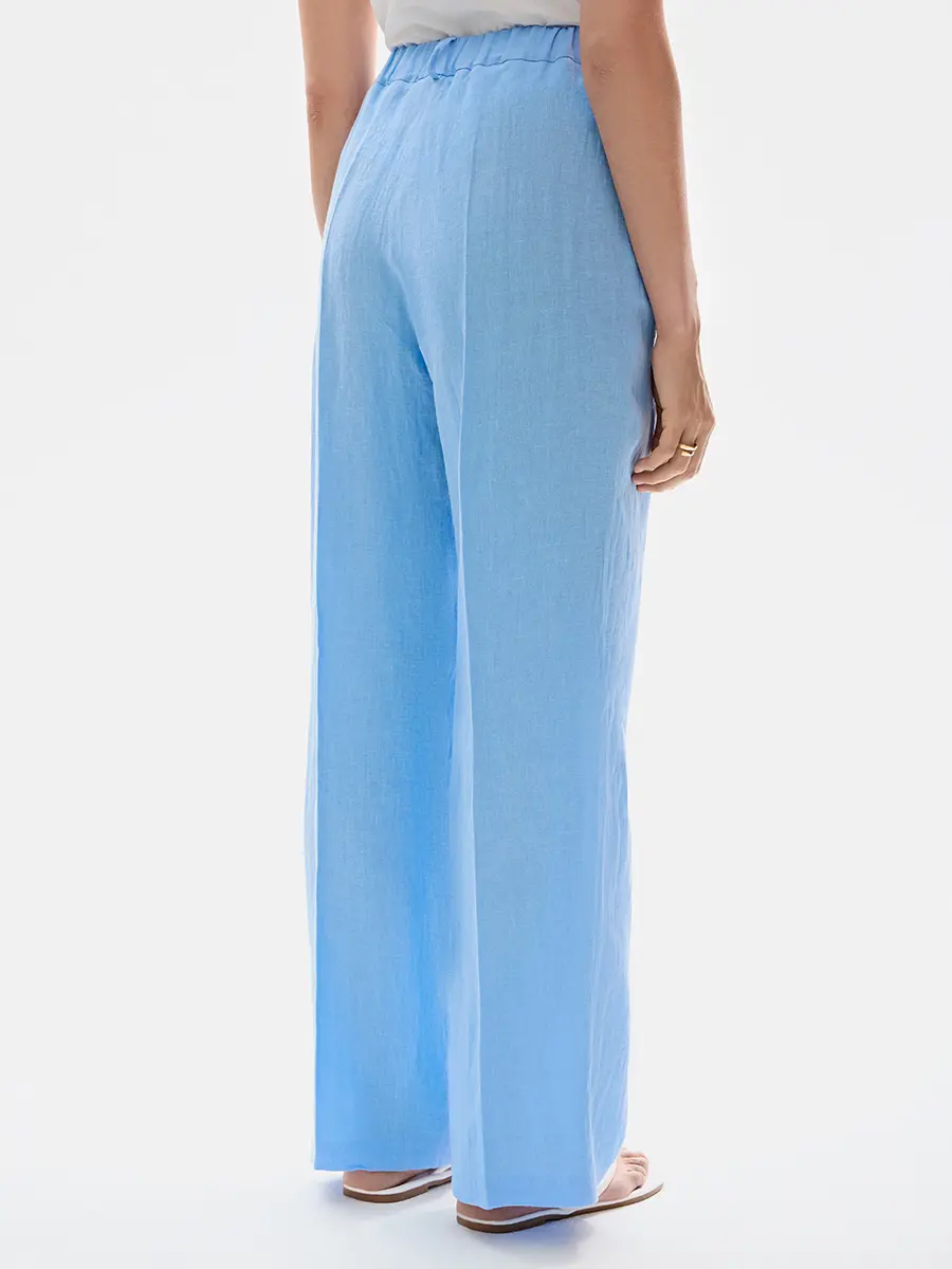 Брюки льняные