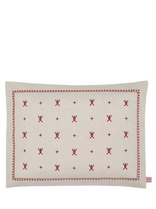 Подушка с гречихой, наволочкой и льняным чехлом OLOLOL