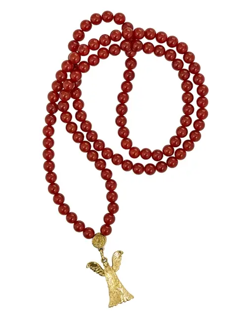 Четки с сердоликом в косметичке OLOLOL