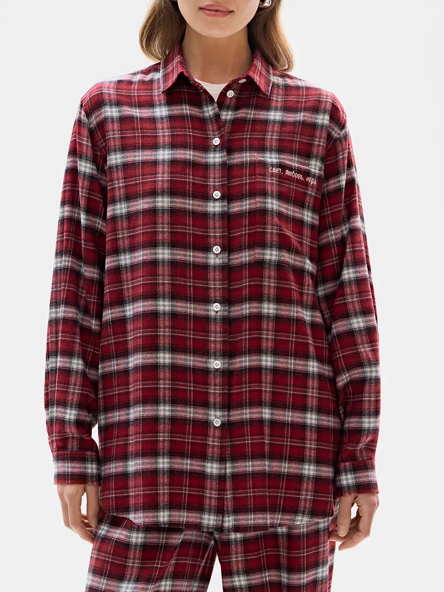 Рубашка из вискозы