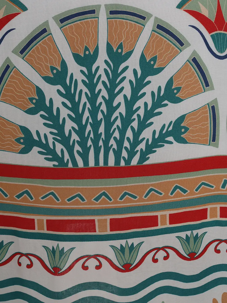 Юбка из вискозы и льна