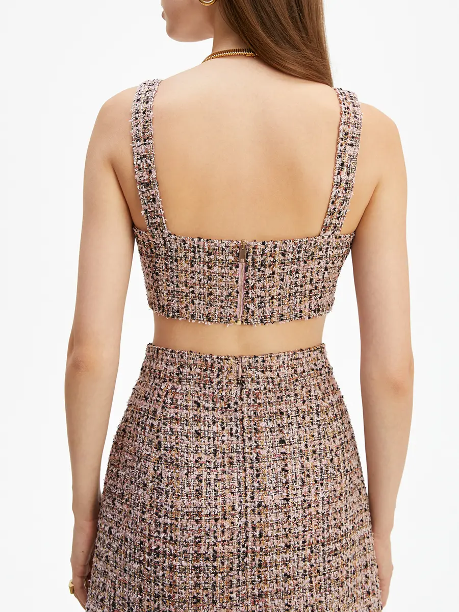 Юбка твидовая