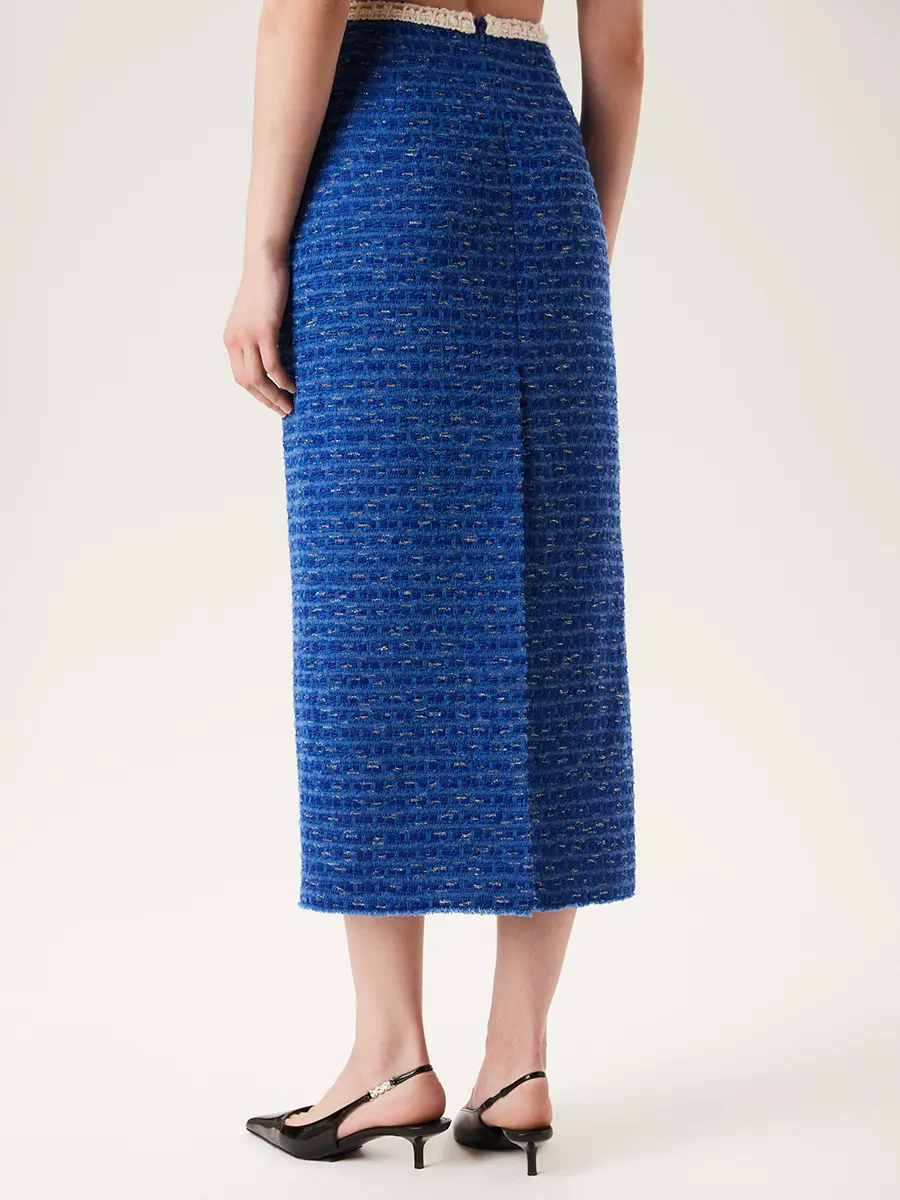 Юбка твидовая