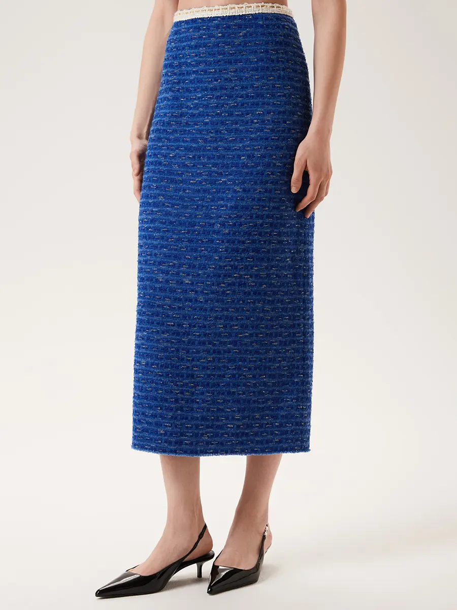 Юбка твидовая