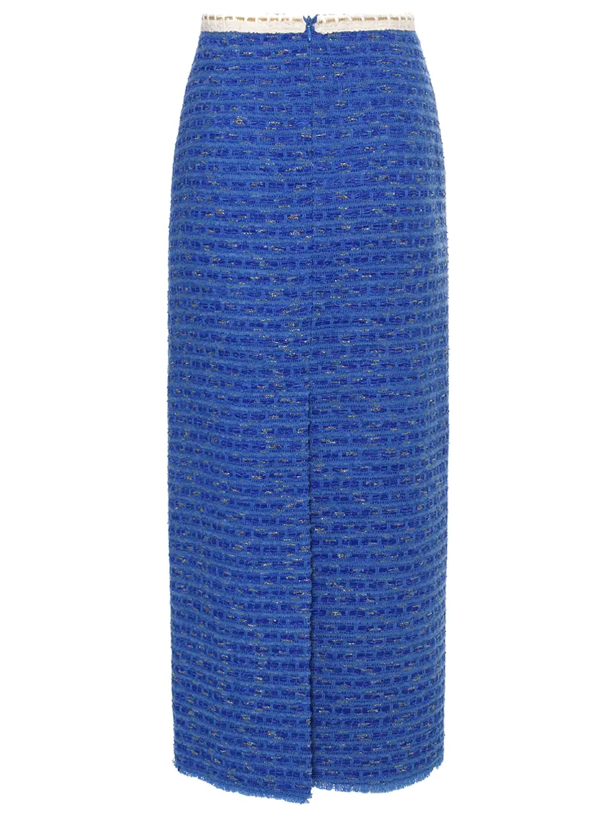 Юбка твидовая