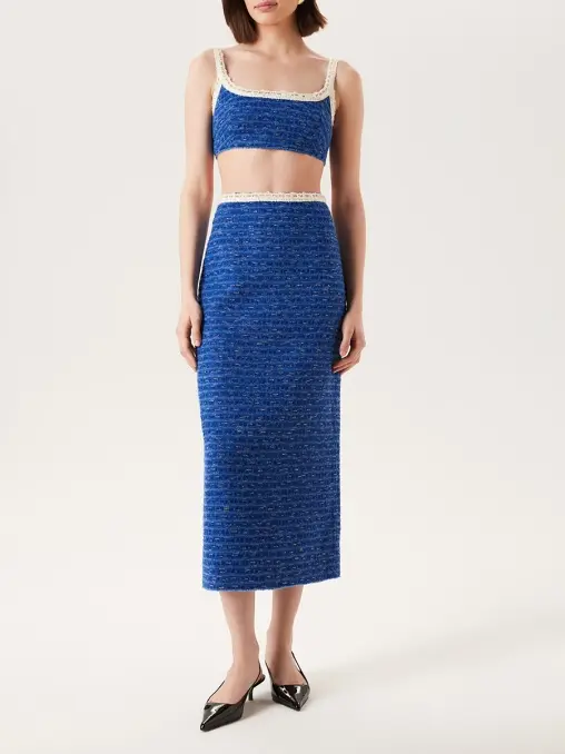 Юбка твидовая OLOLOL