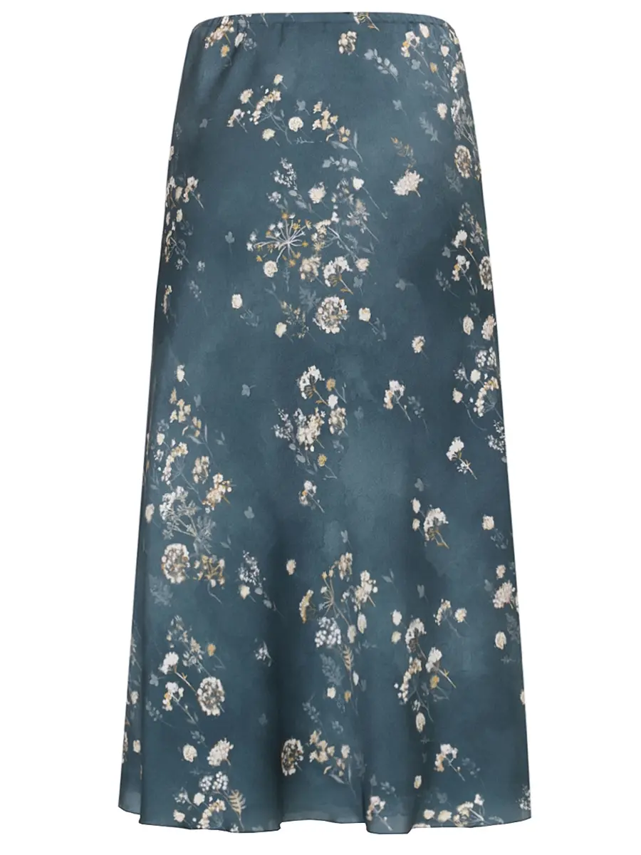 Юбка шелковая