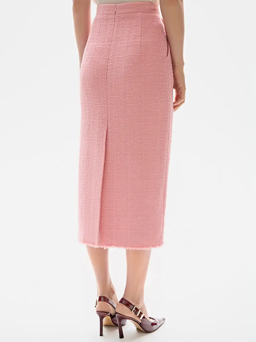 Юбка твидовая