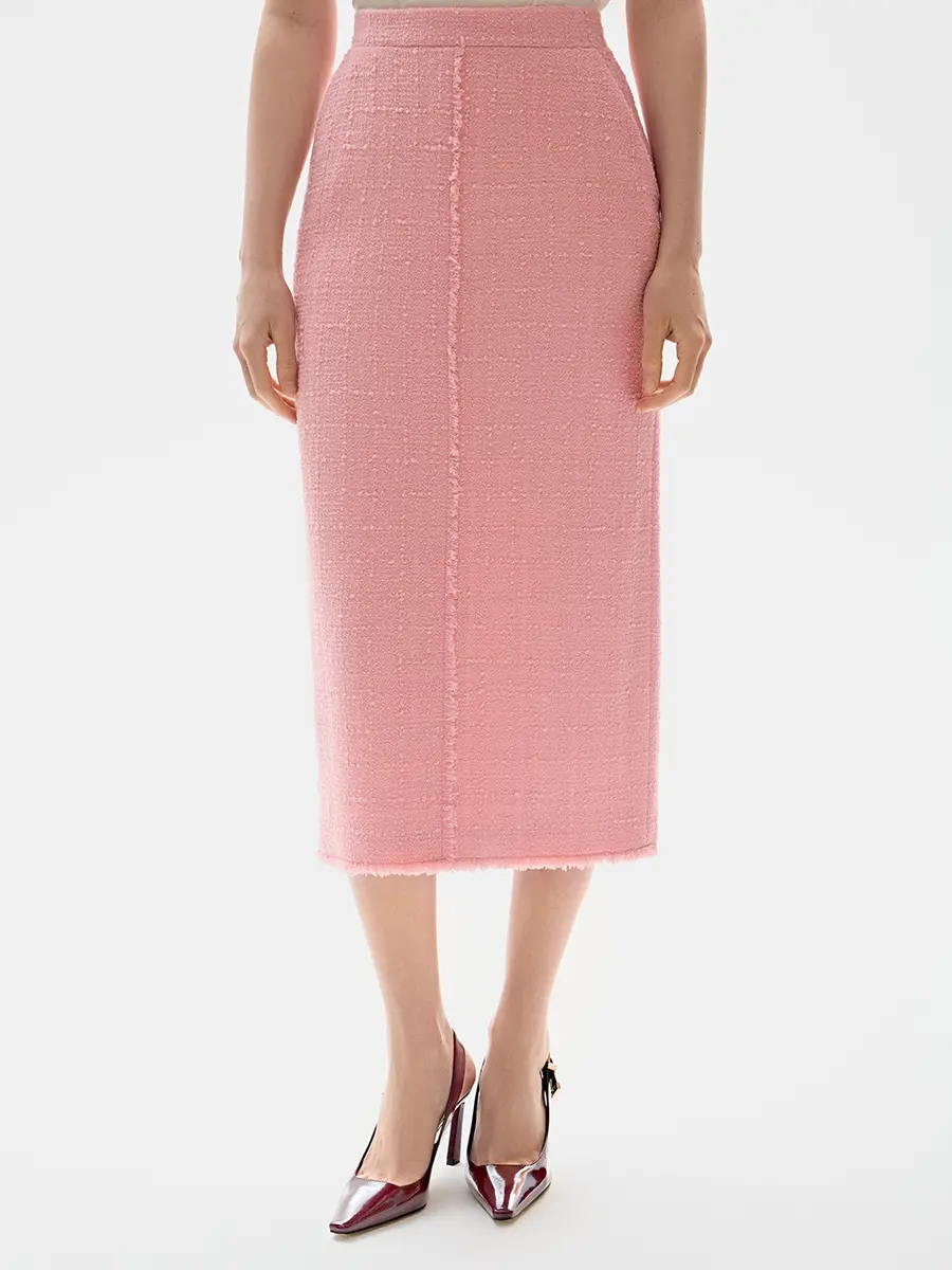 Юбка твидовая