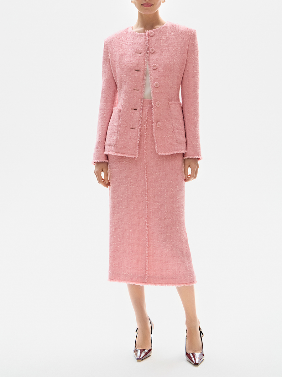 Юбка твидовая