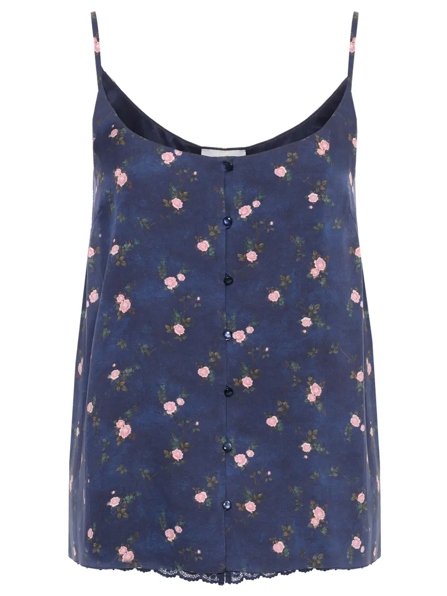 Топ шелковый