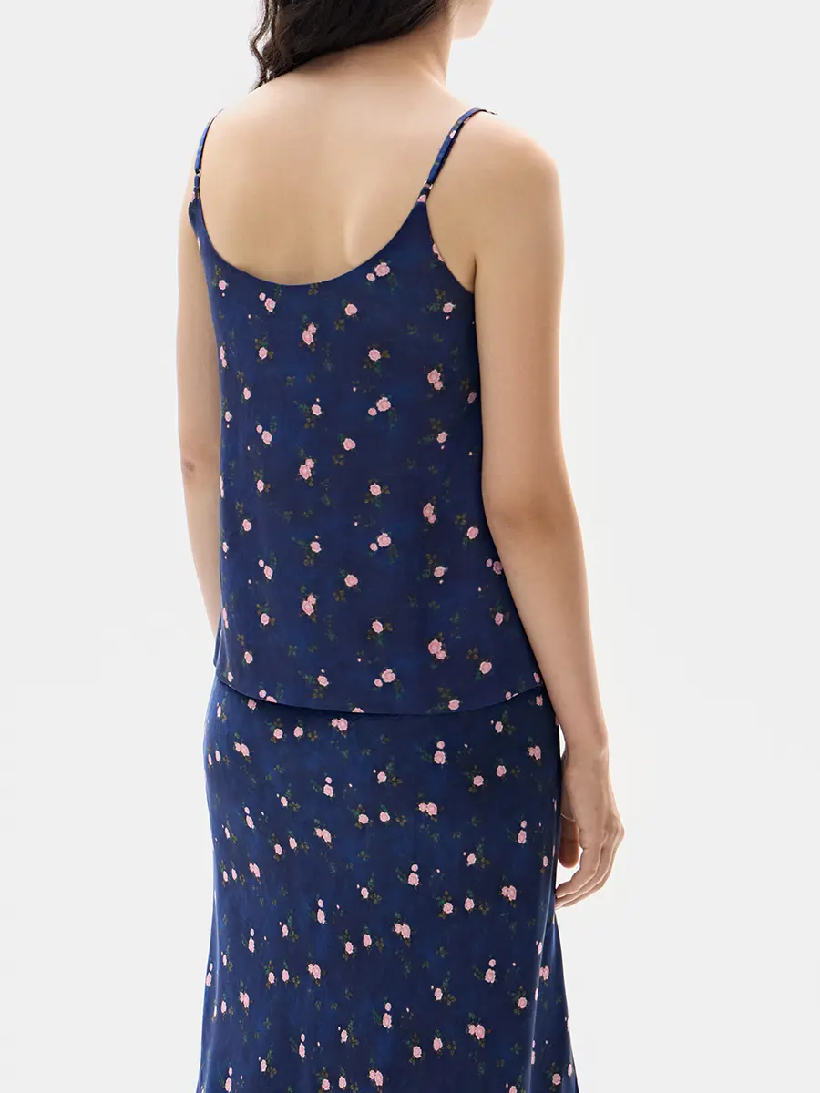 Топ шелковый