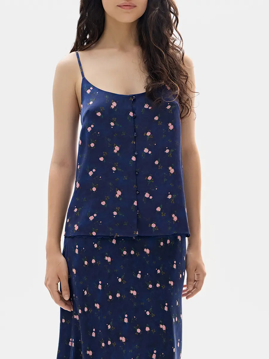 Топ шелковый