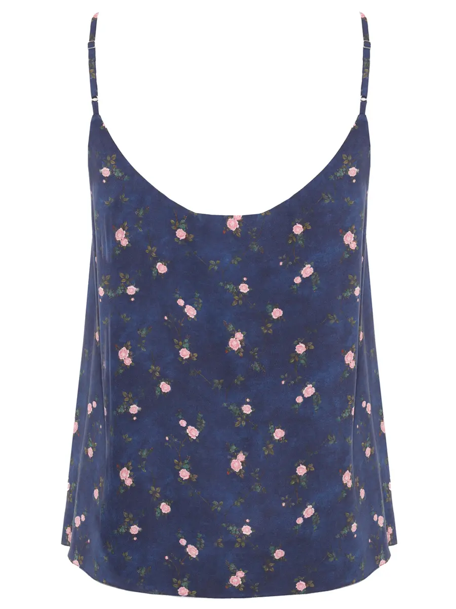 Топ шелковый