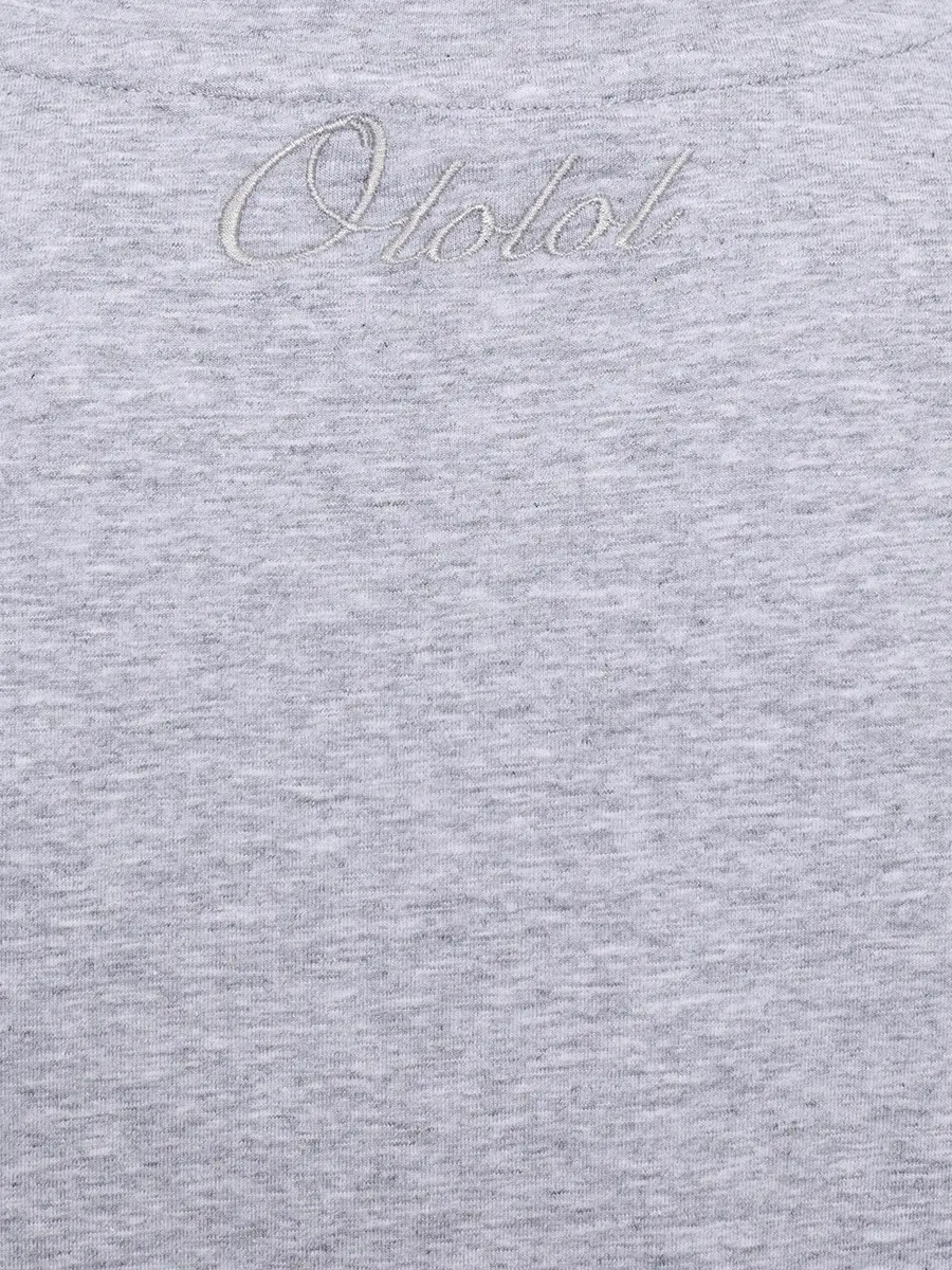 Лонгслив из хлопка и модала