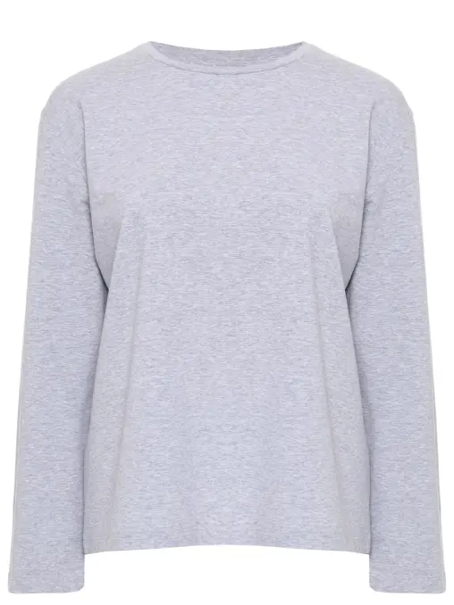 Лонгслив из хлопка и модала OLOLOL