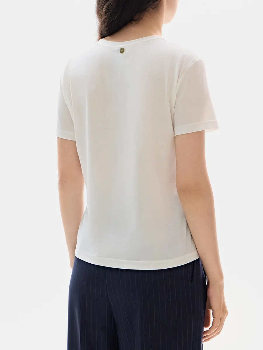 Футболка из лиоцелла и хлопка