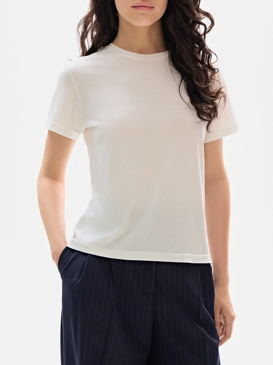 Футболка из лиоцелла и хлопка