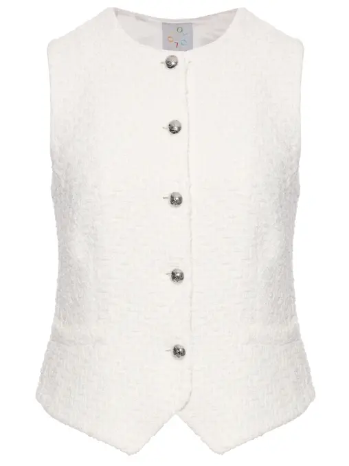 Жилет твидовый OLOLOL