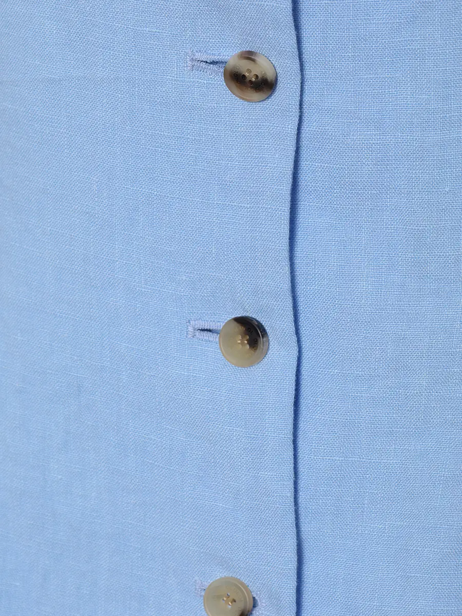 Жилет льняной