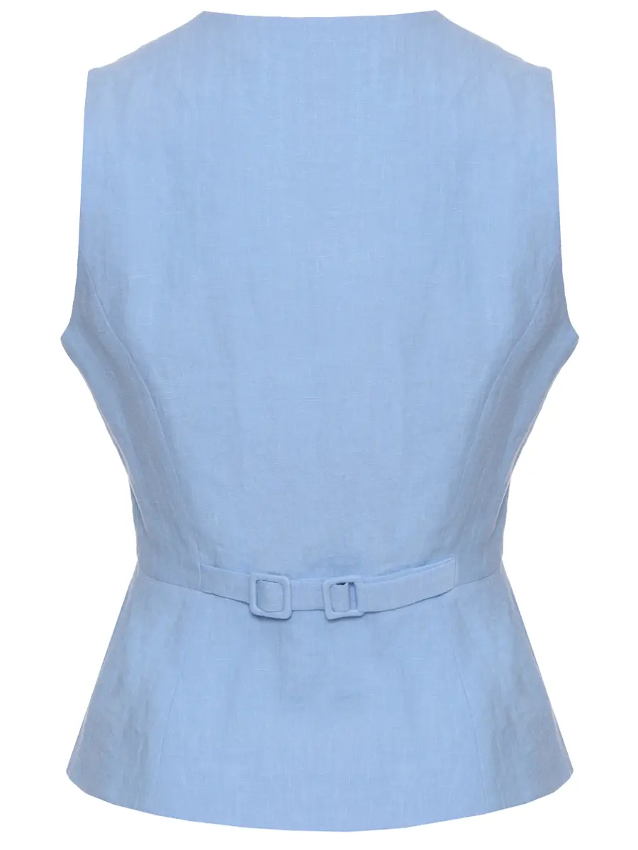 Жилет льняной