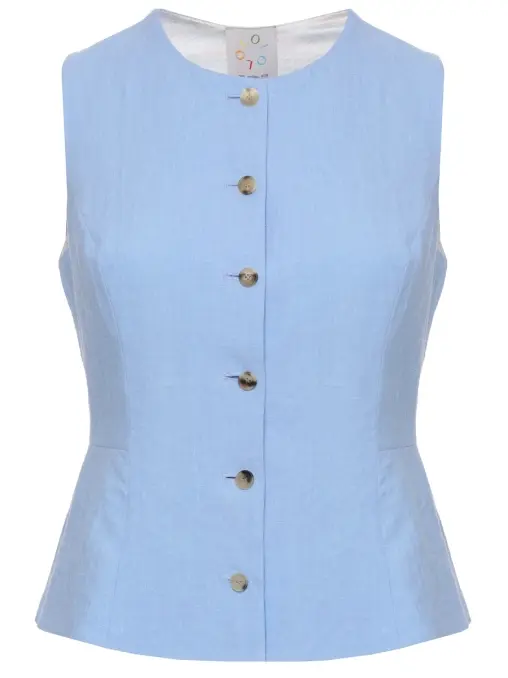 Жилет льняной OLOLOL