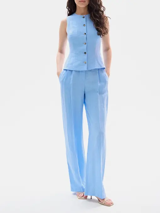 Жилет льняной OLOLOL