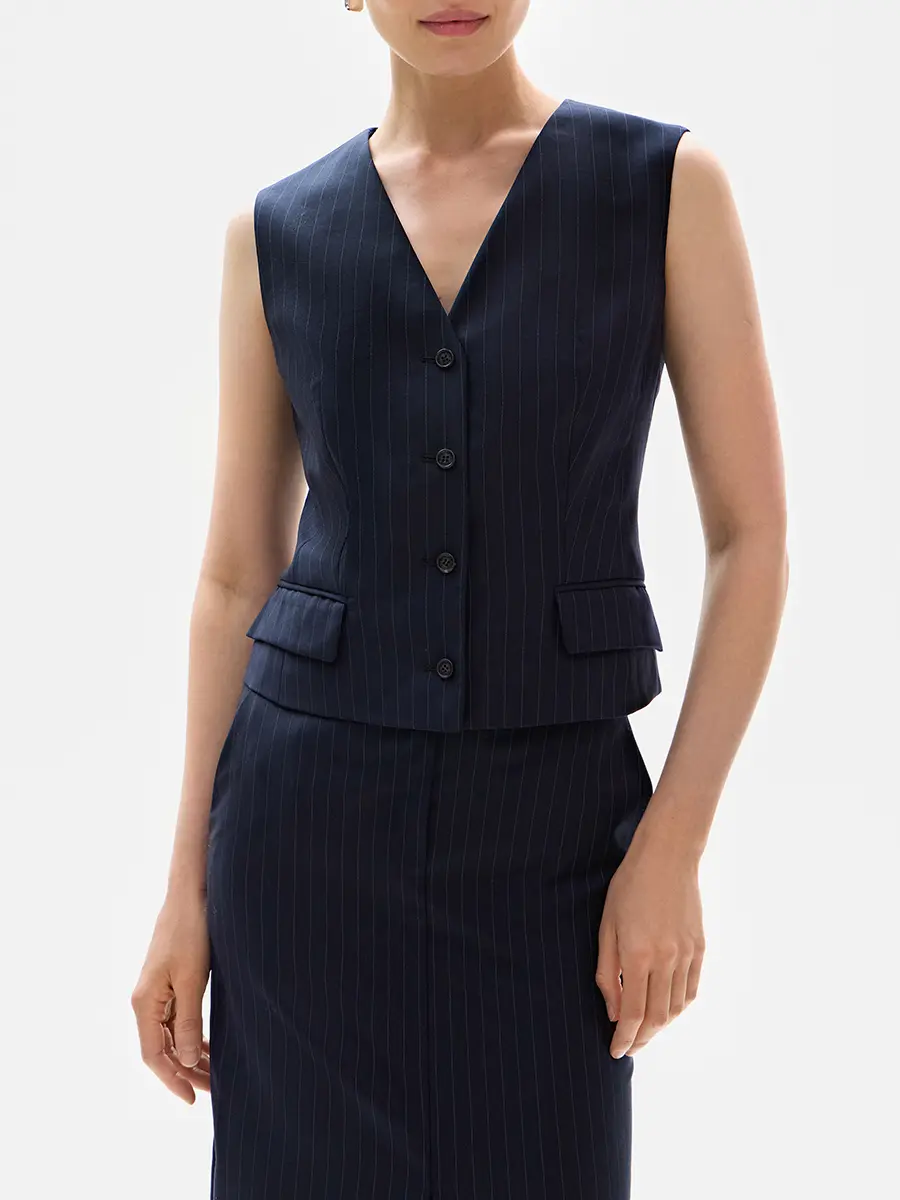 Жилет шерстяной