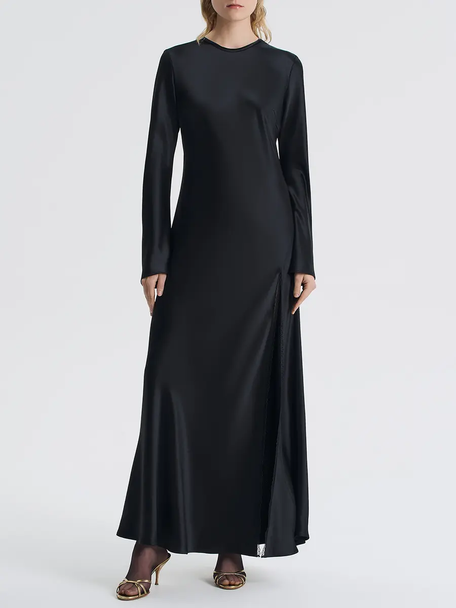 Платье с кружевом