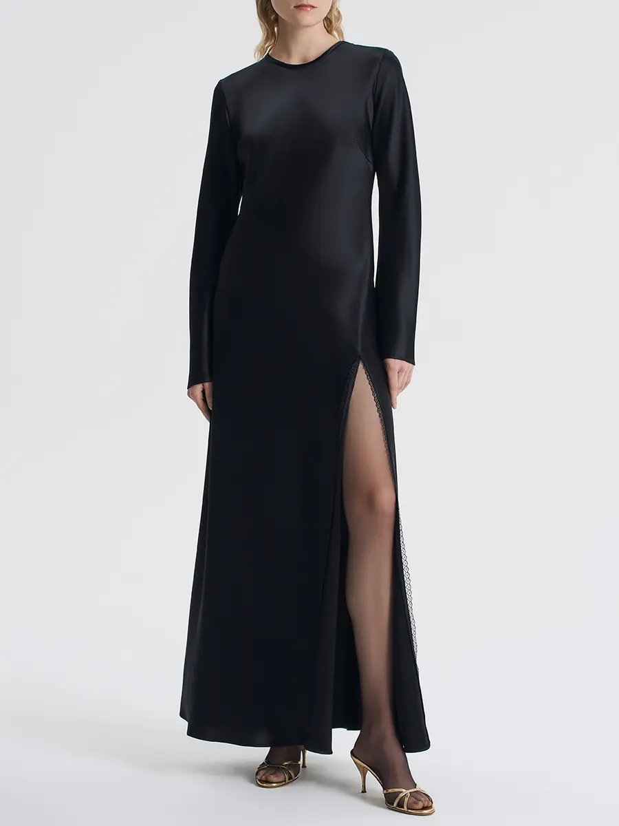 Платье с кружевом