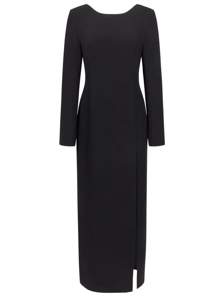 Платье однотонное