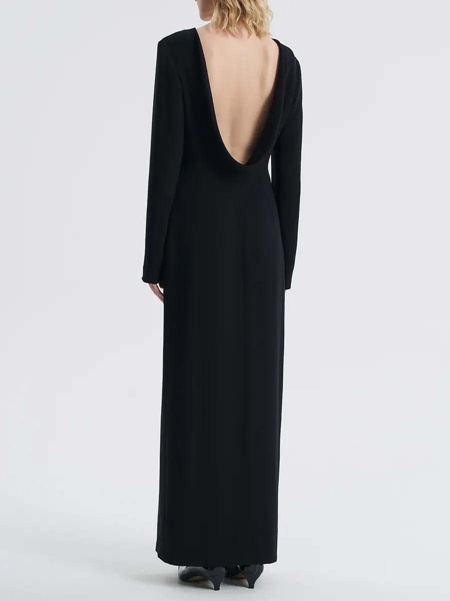 Платье однотонное