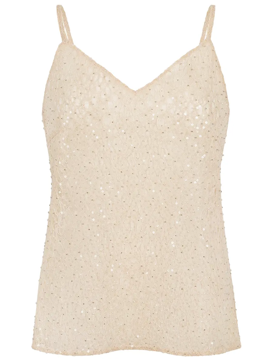 Топ с вышивкой