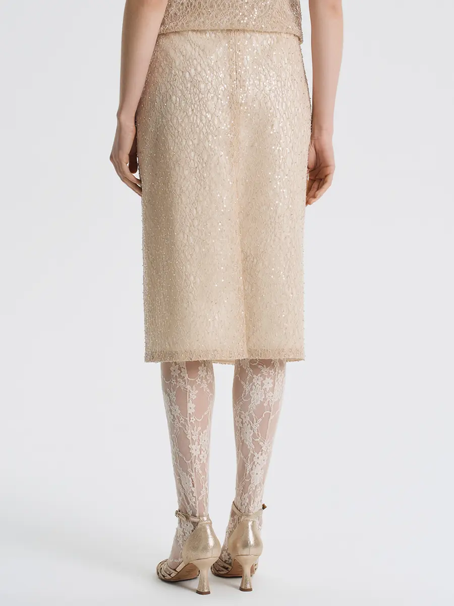 Юбка с вышивкой