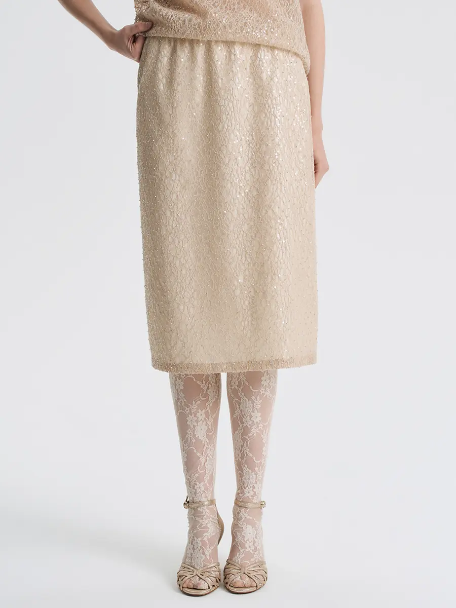 Юбка с вышивкой