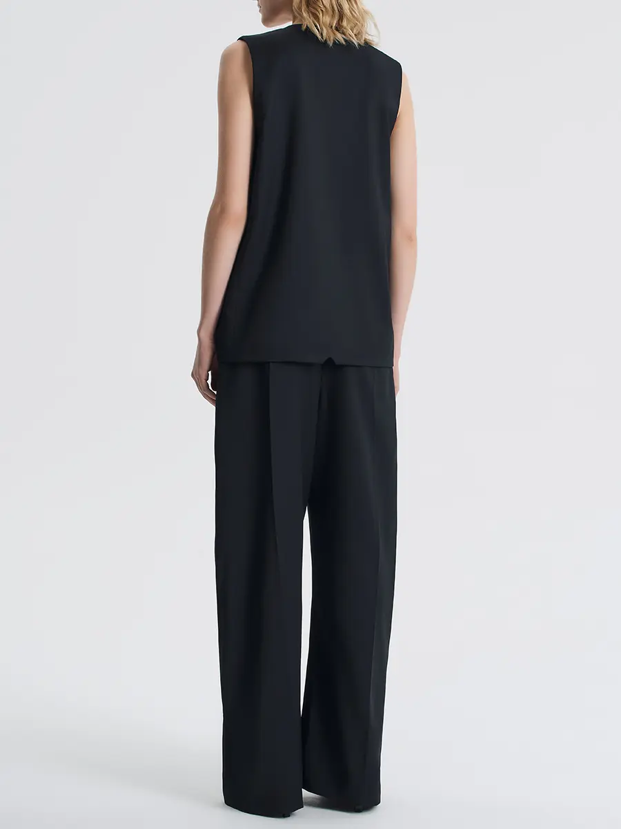 Брюки однотонные