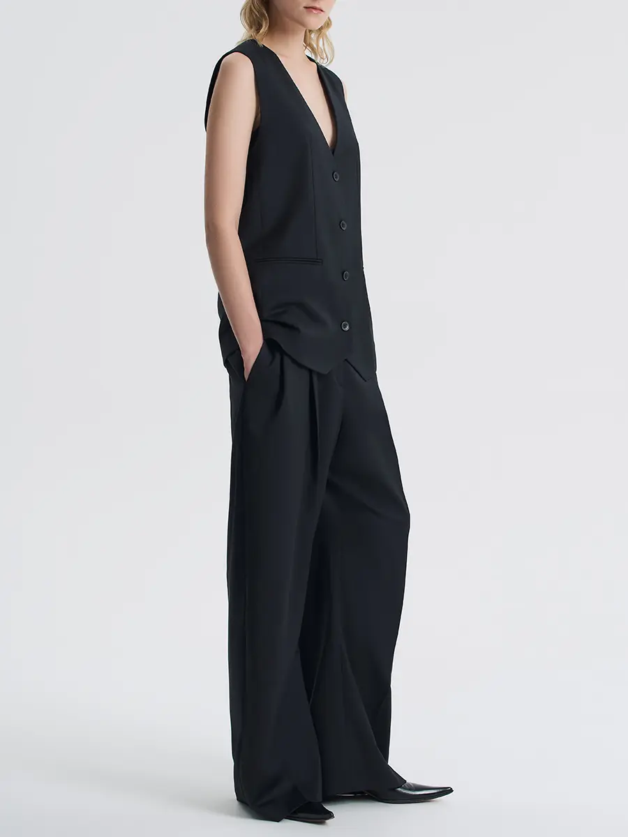 Брюки однотонные