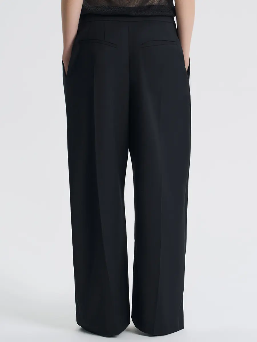 Брюки однотонные