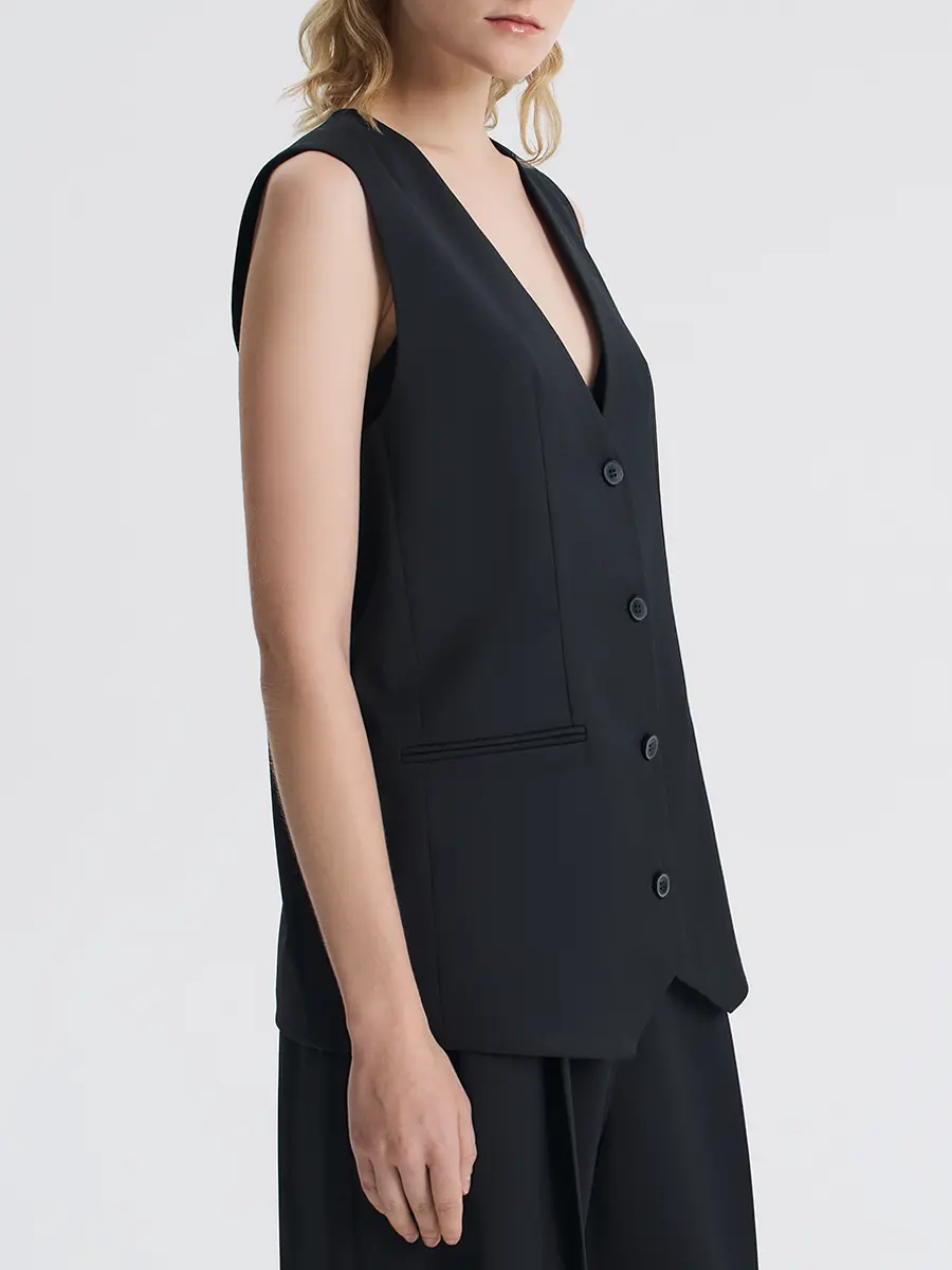 Жилет из смесовой шерсти