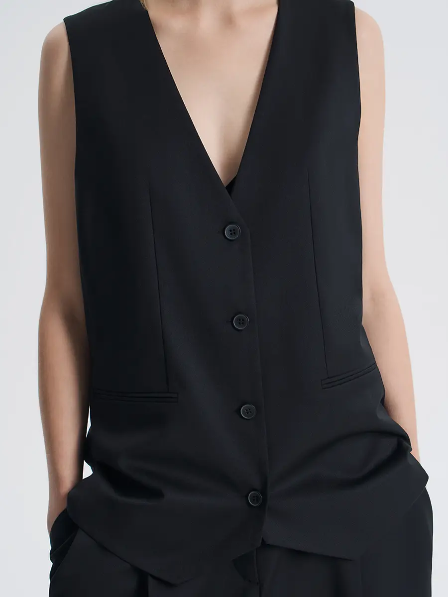 Жилет из смесовой шерсти